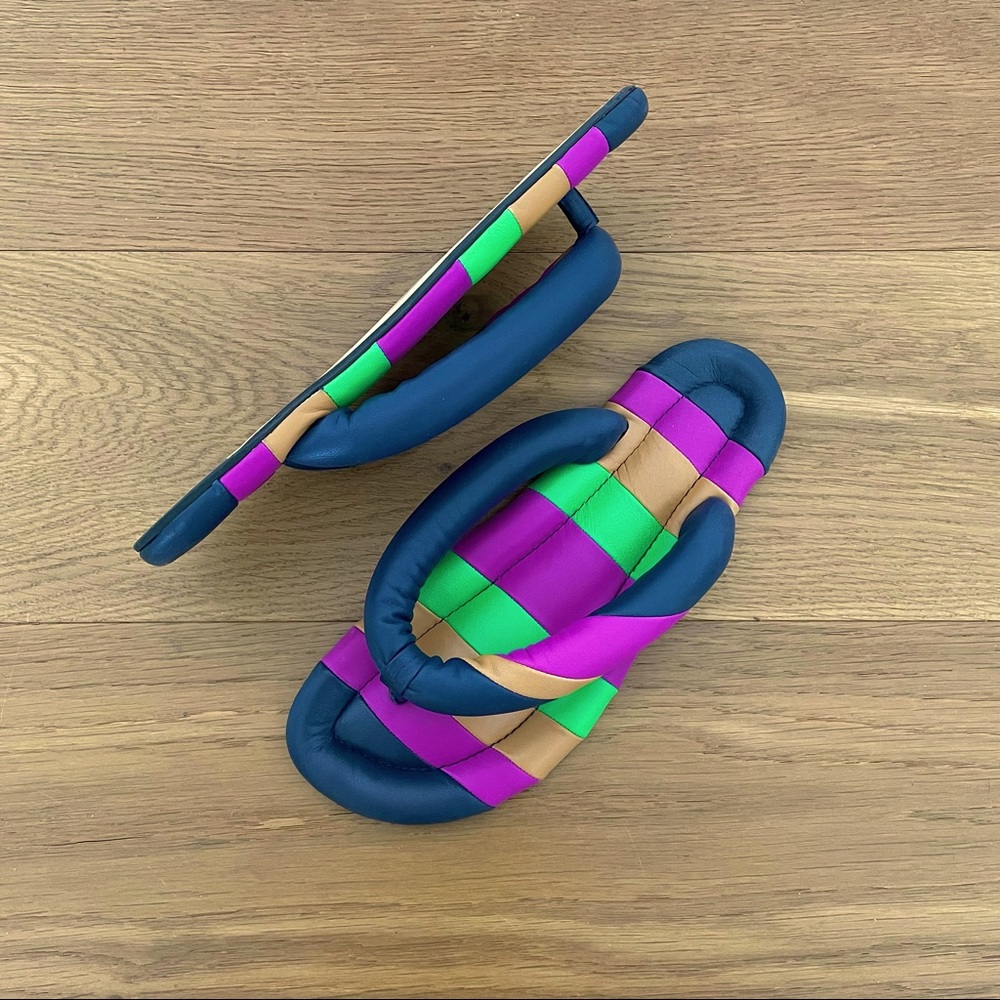ISABEL MARANT Multicolored Eckily Leather Sandals EU38